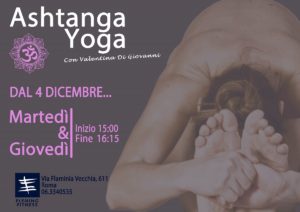 Ashtanga Yoga dal 4 dicembre